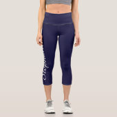 CHOOSE YOUR COLOR CUSTOM yoga capri leggings (Vorderseite)
