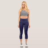 CHOOSE YOUR COLOR CUSTOM yoga capri leggings (Vorderseite)