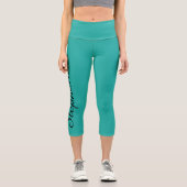 CHOOSE YOUR COLOR CUSTOM yoga capri leggings (Vorderseite)