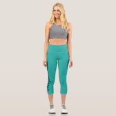 CHOOSE YOUR COLOR CUSTOM yoga capri leggings (Vorderseite)
