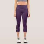 CHOOSE YOUR COLOR CUSTOM yoga capri leggings (Vorderseite)