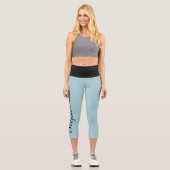 CHOOSE YOUR COLOR CUSTOM yoga capri leggings (Vorderseite)
