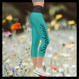 CHOOSE YOUR COLOR CUSTOM yoga capri leggings