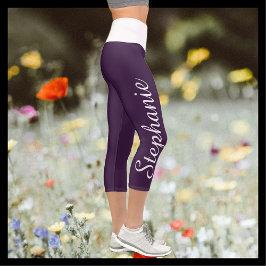 CHOOSE YOUR COLOR CUSTOM yoga capri leggings