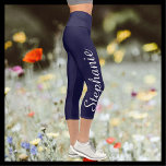 CHOOSE YOUR COLOR CUSTOM yoga capri leggings<br><div class="desc">WÄHLEN SIE IHRE FARBE maßgeschneiderte Yoga Capri Leggings! Mit dem Namen in einem weißen Skript bis zu einem Bein! Beispiel ist Mitternachtsblau,  aber Sie können leicht an die Farbe Ihrer Wahl anpassen. Auch leicht zu ändern oder zu löschen Beispieltext. Alle Rechte vorbehalten © 2020 Alan & Marcia Socolik.</div>