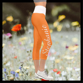 CHOOSE YOUR COLOR CUSTOM yoga capri leggings