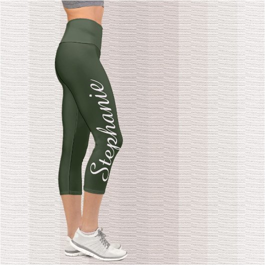 CHOOSE YOUR COLOR CUSTOM yoga capri leggings