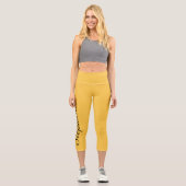 CHOOSE YOUR COLOR CUSTOM yoga capri leggings (Vorderseite)