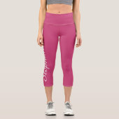 CHOOSE YOUR COLOR CUSTOM yoga capri leggings (Vorderseite)