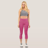 CHOOSE YOUR COLOR CUSTOM yoga capri leggings (Vorderseite)