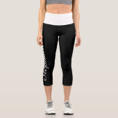 CHOOSE YOUR COLOR CUSTOM yoga capri leggings (Vorderseite)