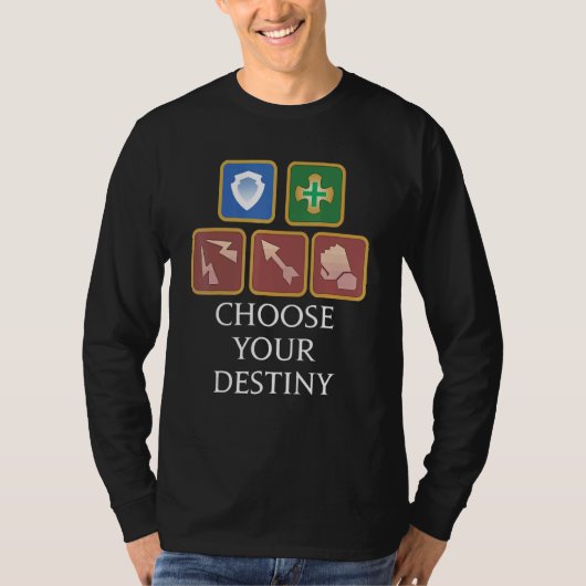 Choose Your Destiny  Tank Healer Dps  Saying Mmorp (Vorderseite)