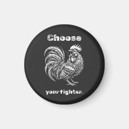 Choose Your Fighter – Demon Rooster. Magnet