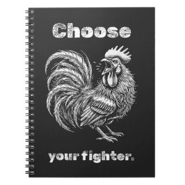 Choose Your Fighter – Demon Rooster. Notizblock