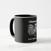Choose Your Fighter – Demon Rooster. Tasse (Vorderseite Links)