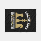 Choose Your Weapon Fleecedecke (Vorderseite (Horizontal))