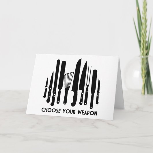 Choose Your Weapon Karte (Vorderseite)