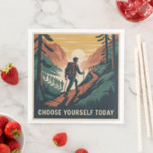 Choose Yourself Today Serviette (Beispiel)