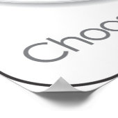 ChooseMyPlate-Poster Poster (Ecke)