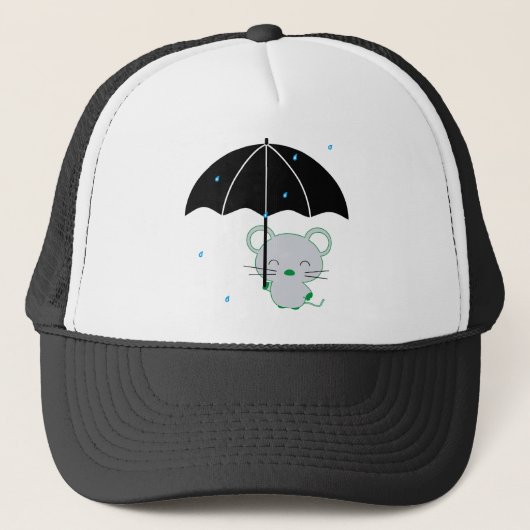Chootan und Regenschirm Truckerkappe (Vorderseite)