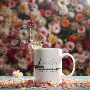 Chop and Chat Junggeselinnen-Abschied Kaffeetasse