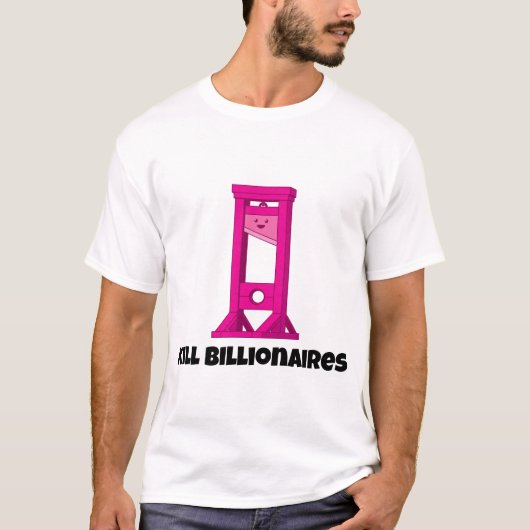 Chop Billionaires Pink Guillotine T - Shirt der Mä (Vorderseite)