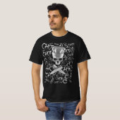 Chop Chop Chop Funny Manic Koch Skull T-Shirt (Vorne ganz)