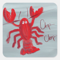 Chop Chop Hummer Öl gemaltes Sticker