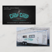 Chop Chop Mobile | Salon und Barber 2 Visitenkarte (Vorne/Hinten)