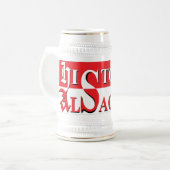 Chop Geschichte Elsass - Elsàss Gschicht Bierglas (Vorderseite Links)