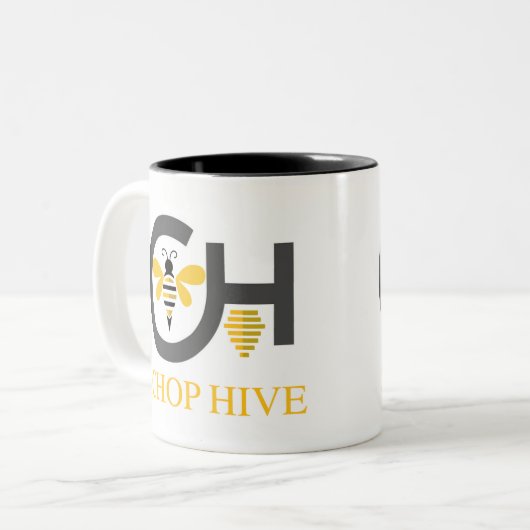 CHOP Hive Swag Zweifarbige Tasse (Vorderseite Links)