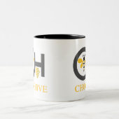 CHOP Hive Swag Zweifarbige Tasse (Mittel)