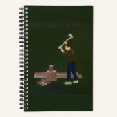 Chop-Holz für gutes Notizbuch (Vorderseite)