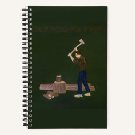 Chop-Holz für gutes Notizbuch