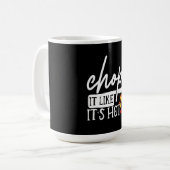 Chop It like Hot Pepper Funny Koch Geschenke Kaffeetasse (Vorderseite Links)