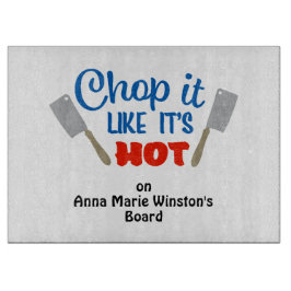 Chop it like it's hot - humorous Cutting Board Schneidebrett