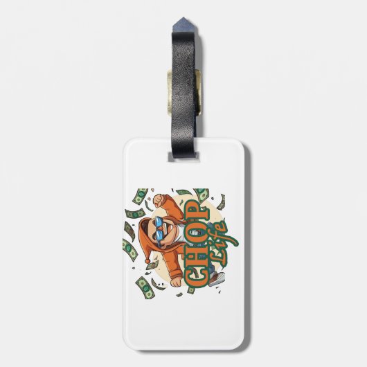 Chop Life Gepäckanhänger (Rückseite vertikal)