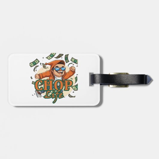 Chop Life Gepäckanhänger (Rückseite horizontal)