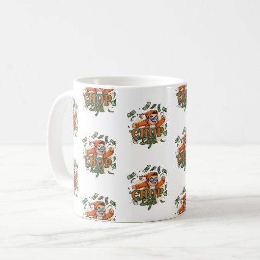 Chop Life Kaffeetasse (Vorderseite Links)