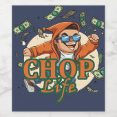 Chop Life Weinetikett (Einzelnes Label)