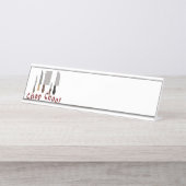 Chop Schreibtischnamensplakette (Vorderseite )