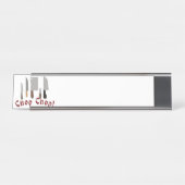 Chop Schreibtischnamensplakette (Vorderseite )