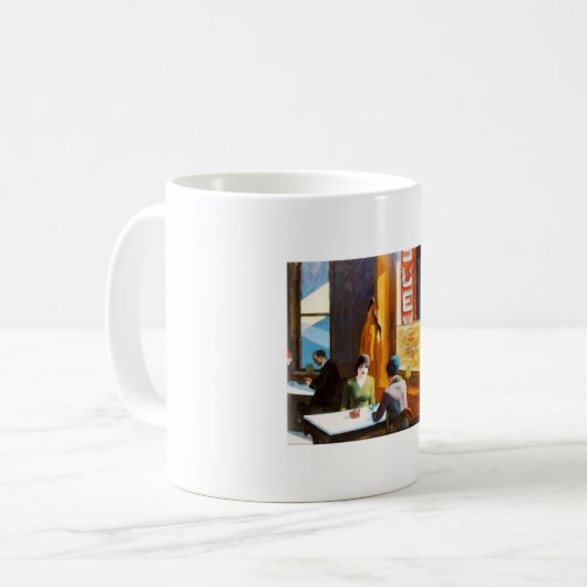 Chop Suey - Edward Hopper Kaffeetasse (Vorderseite Links)