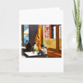 Chop Suey - Edward Hopper Karte (Vorderseite)