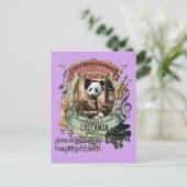 Chopanda Funny Panda Großer Tierkomponist Chopin Postkarte (Stehend Vorderseite)