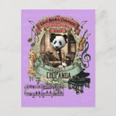 Chopanda Funny Panda Großer Tierkomponist Chopin Postkarte (Vorderseite)