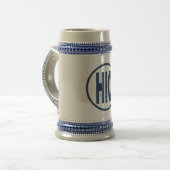 Chope 624 g blau OHIO SOCCER Bierglas (Vorderseite Links)