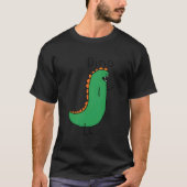 Chope Dino Gray Small T-Shirt (Vorderseite)