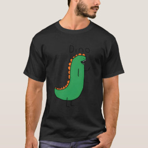 Chope Dino Gray Small T-Shirt