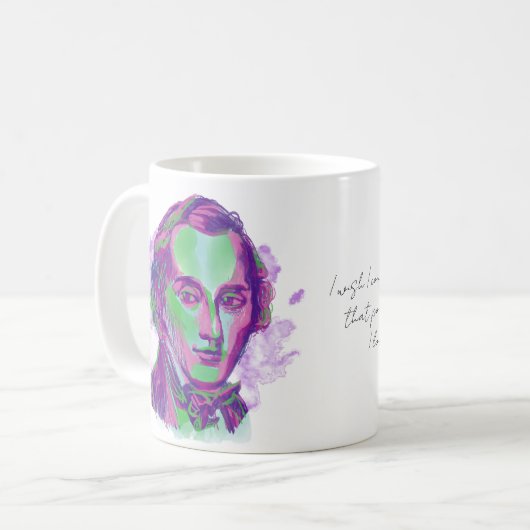 Chopin Aurora Portrait Mug Kaffeetasse (Vorderseite Links)
